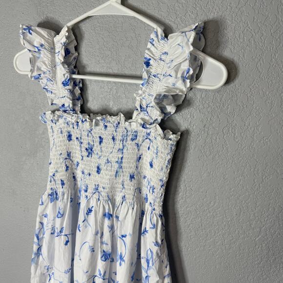 Hill House Ellie Nap Dress Blue Botanical Size XS - Picture 5 of 7